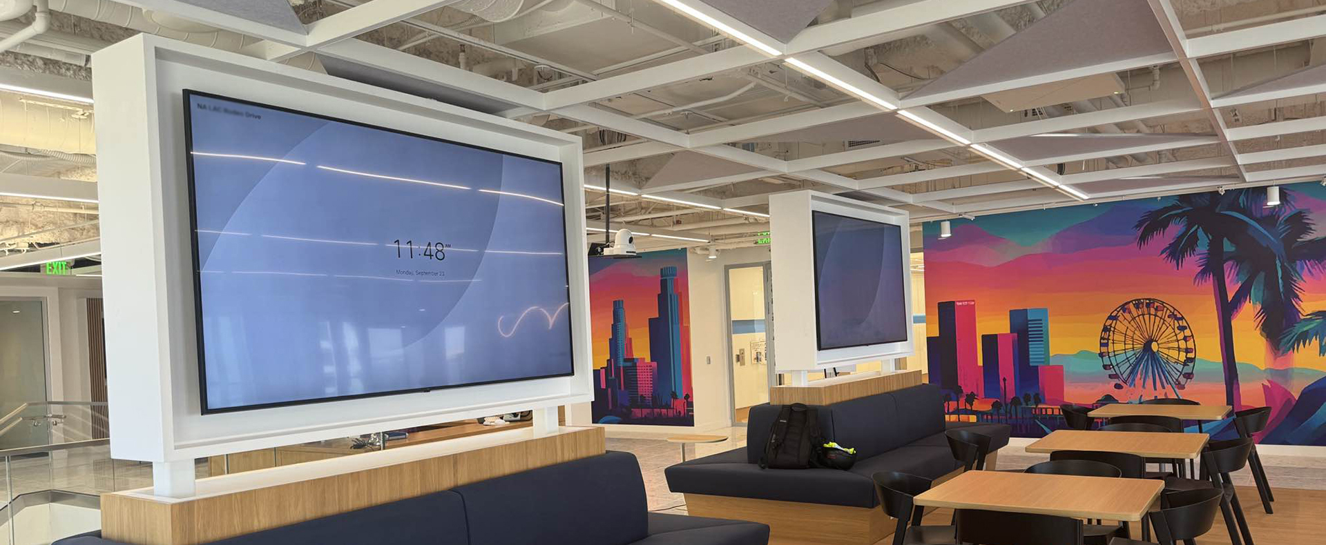 AV and systems integration - lobby and common areas